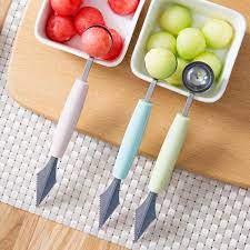 Alat Kerokan Buah / Cetakan Cocktail / Fruit Baller Carving Scoop 2 in 1 / Cocktail Tools 2 in 1