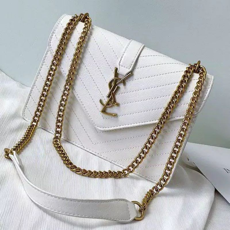 tas pesenan bunda hafifa ysl putih