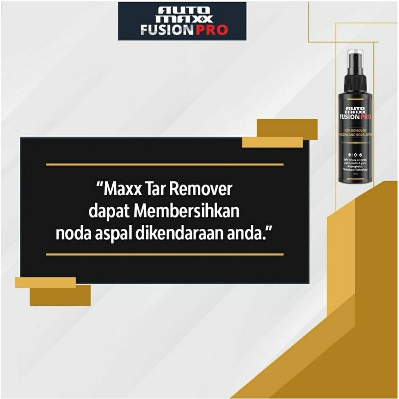 AUTO MAXX FUSHION PRO MAXX TAR REMOVER PENGHILANG NODA ASPAL MOBIL CAR POLISH CAR DETAILING SALON