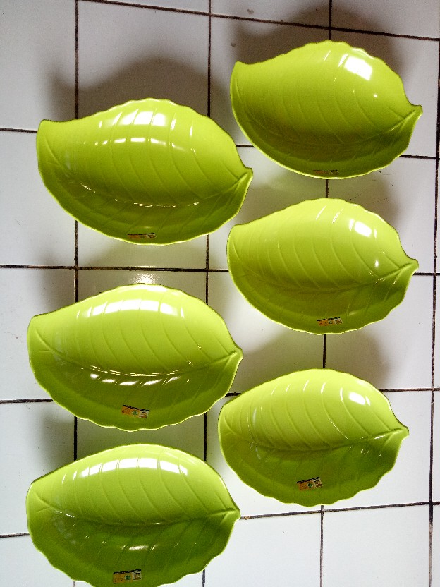 Mangkok Melamin Saji Motif Daun Golden Dragon W2012