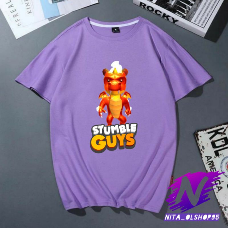 kaos anak stumble guys karakter spesial baju stumble guys Inferno dragon