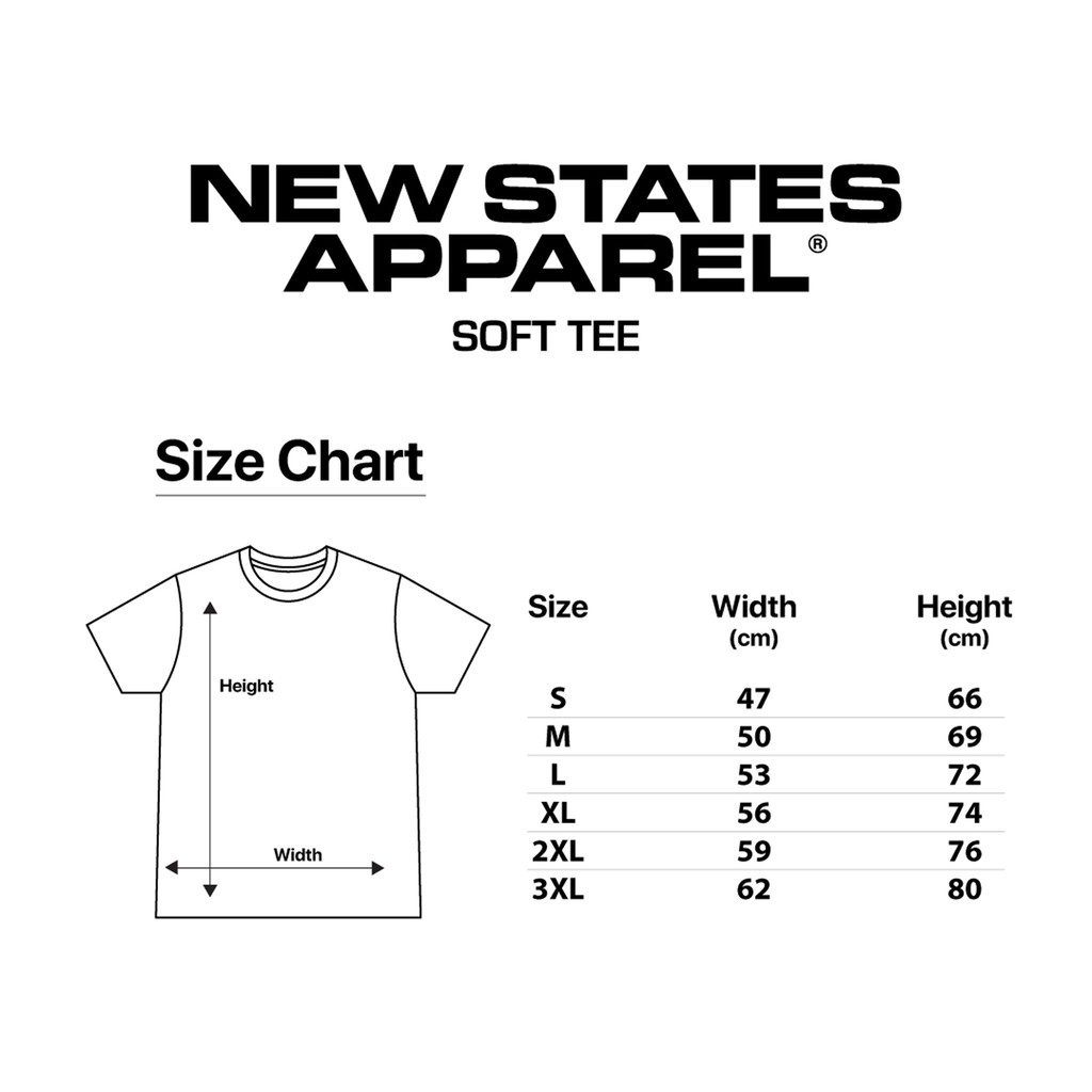 Kaos Polos New States Apparel Soft Tee 3600 Cotton Combed 30s Bahan Lembut dan Adem (Part 1)