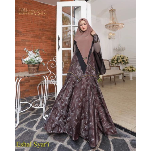 Gamis Eshal Syar'i by Ivas production