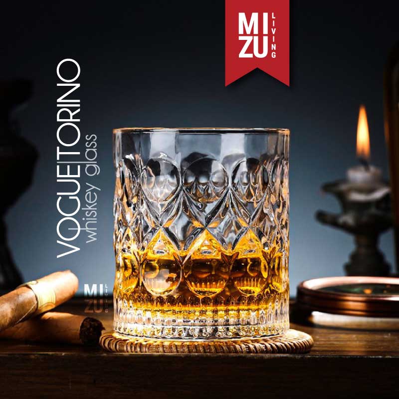 MIZU TORINO Whiskey Glass Gelas Kaca Whisky On The Rocks Gelas Air Minum