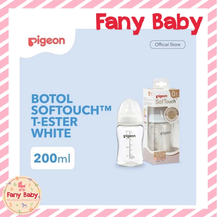 PIGEON SOFTOUCH T-ESTER WIDE NECK BOTTLE 200ML