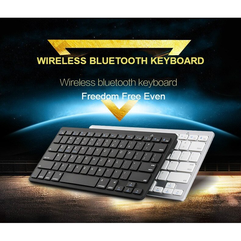 BK3001 - Universal Bluetooth 3.0 Wireless Keyboard - Battery Powered - Keyboard Tenaga Baterai AAA