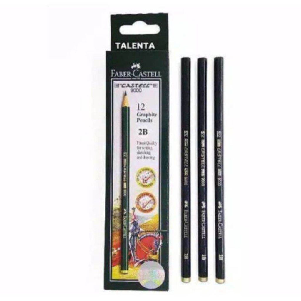 

Pensil 2B Faber castel Isi 12 Pcs