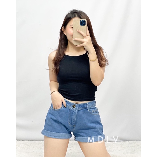 MDLV ~ Hotpants Basic Celana Jeans Pendek Hotpants terbaru Fashion Import