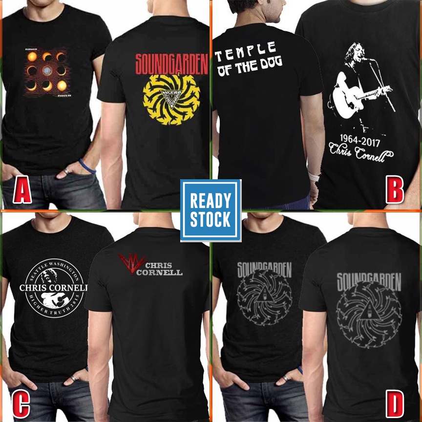 Kaos Chris Cornell  1 Tshirt Casual Bahan Katun