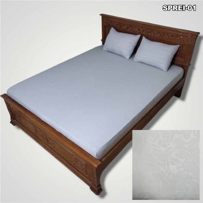 sprei Polos murah Berkualitas Sprei kasur Ukuran 160cm x 200cm Sprei Anti Luntur dan halus Worldhome66