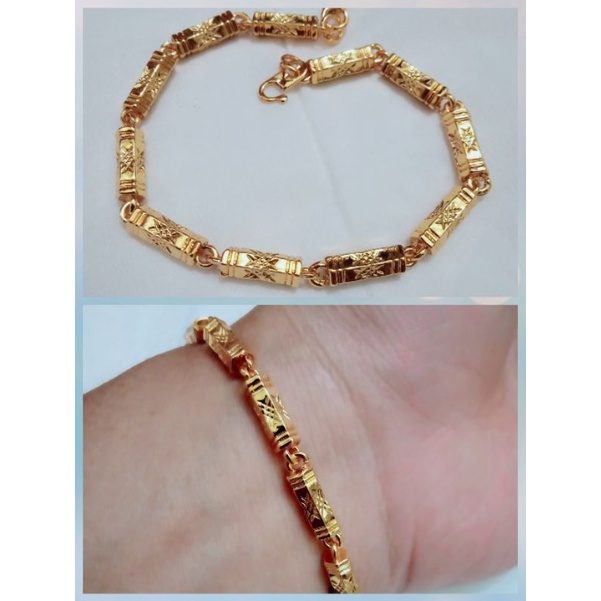 XAK210. Gelang tangan xuping motif bambu uk18cm.