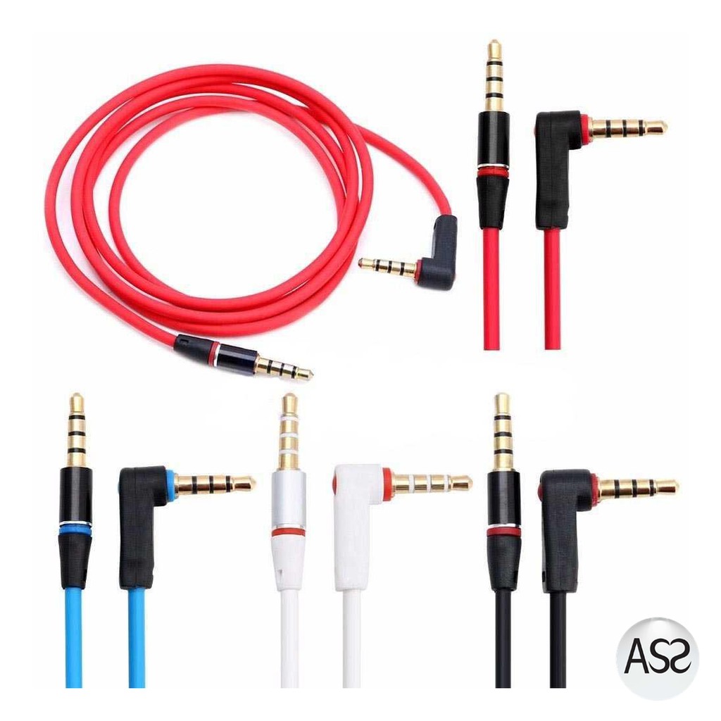 ASS Shop - Kabel AUX Audio 3.5mm Male to 3.5mm Male HiFi L Shape