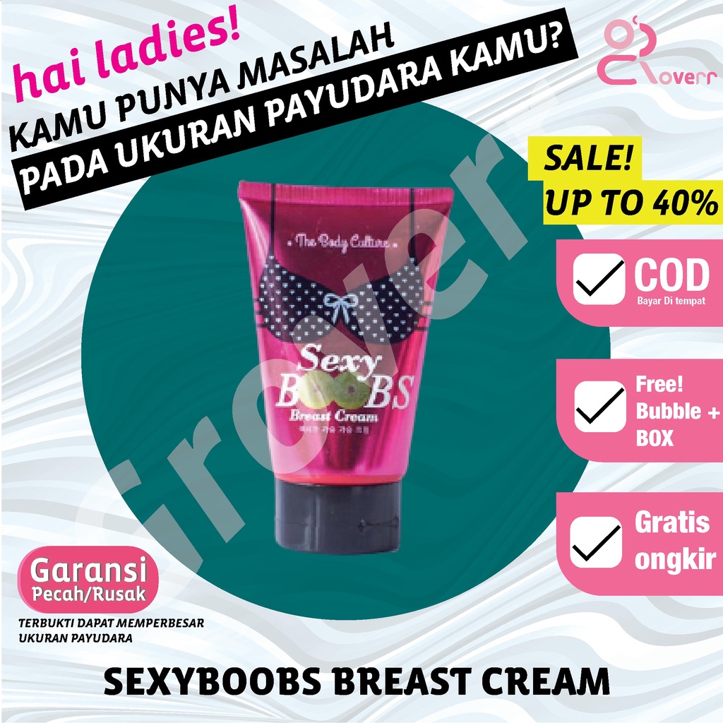 Breast Cream Krim Crem Kream Krim Obat Mengencangkan Pengencang Pembesar Payudara Hormon Estrogen Besar Sexy Boobs Ampuh Permanen Original BPOM SBW2