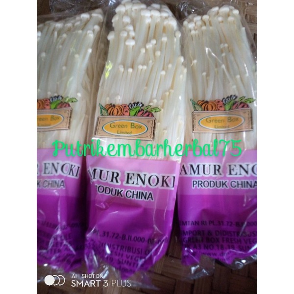 

jamur Enoki 3bngkus kurleb 500gr