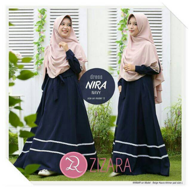 ZIZARA NIRA DRESS NAVY