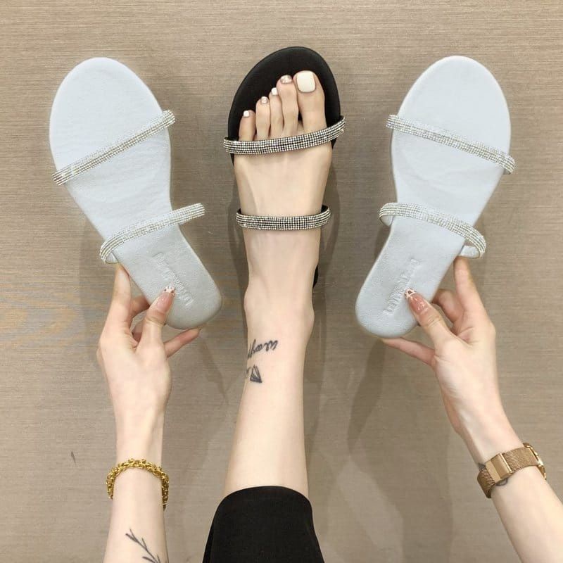 sandal teplek wanita terbaru 2021 / teplek jelly ban 2 ak112