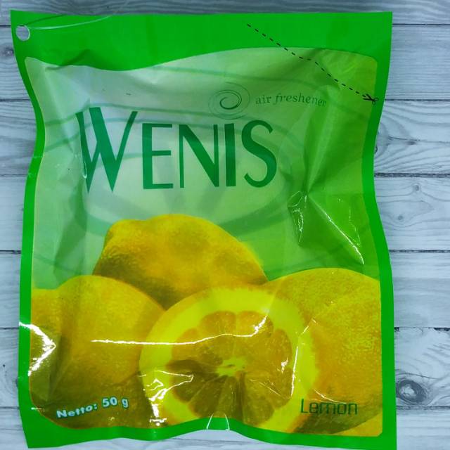 WENIS PENGHARUM RUANGAN / PEWANGI RUANGAN MOBIL LEMON 50gr