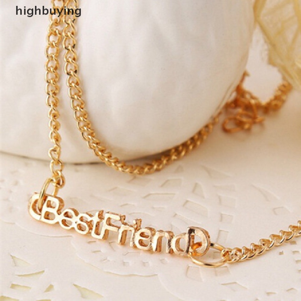 Hbid Gelang Persahabatan Priawanita Bahan Alloy Desain Tulisan Best Friends Untuk Hadiah