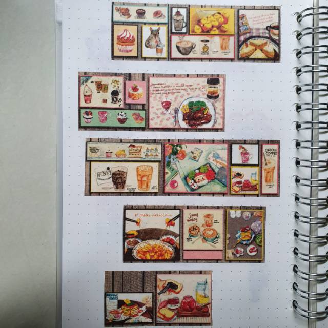 

washi tape sample for scrapbook and journal ( per meter )