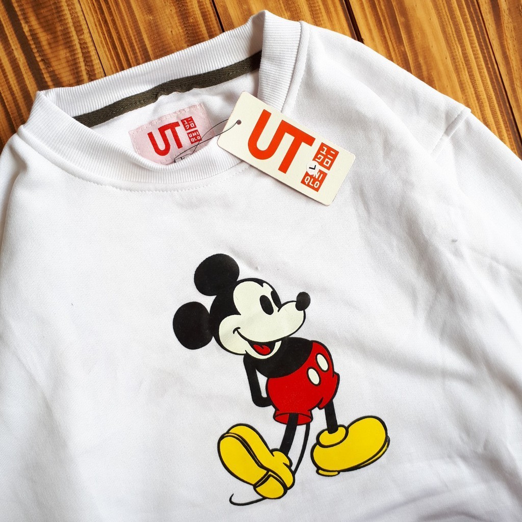 JAKET SWEATER CREWNECK HPNS UNIQ DISNEY MICKEY UNISEX GOOD QUALITY