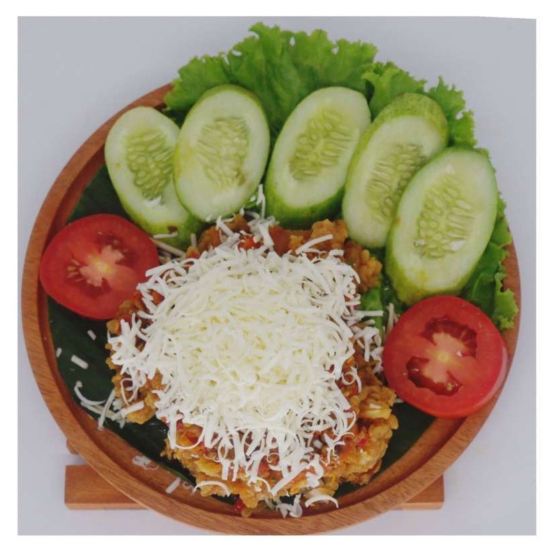 

Ayam geprek keju