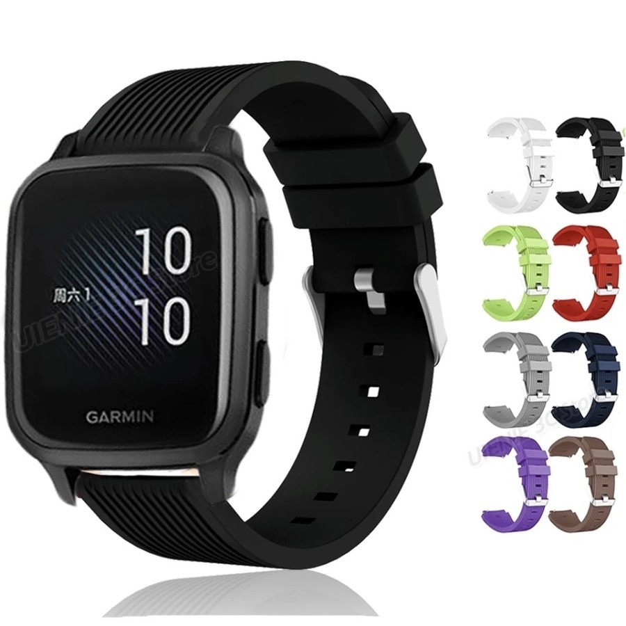 STRAP TALI JAM TANGAN - RUBBER STYLE GARIS LURUS SILICONE 22MM - FOR HUAWEI HONOR WATCH MAGIC