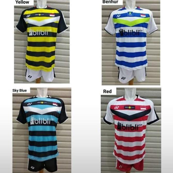 Setelan Baju Badminton / Bulutangkis Yonex Y34 Polos