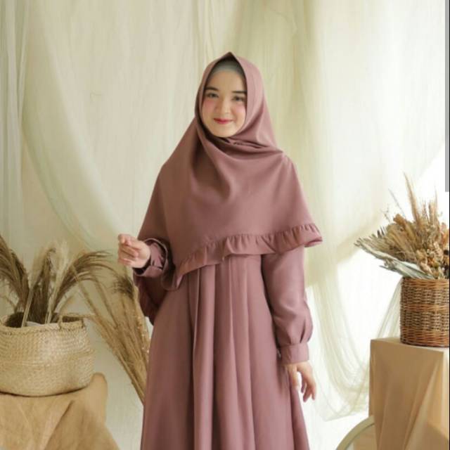BEST SELLER - set hijab ANISA DRESS only
