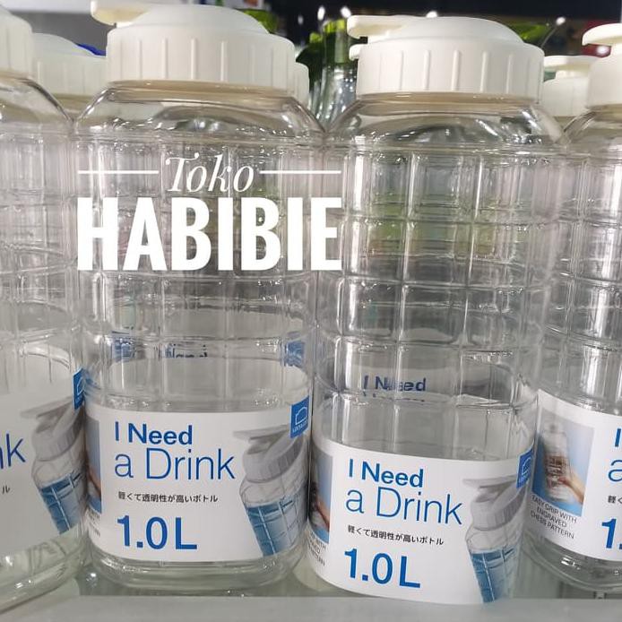 Lock & Lock Lock N Lock Chess Bottle Pet 1 Liter Botol Minum Tumbler - 1 Liter