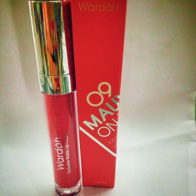 Wardah Exclusive Matte Lip Cream no 9 (Mauve On)..