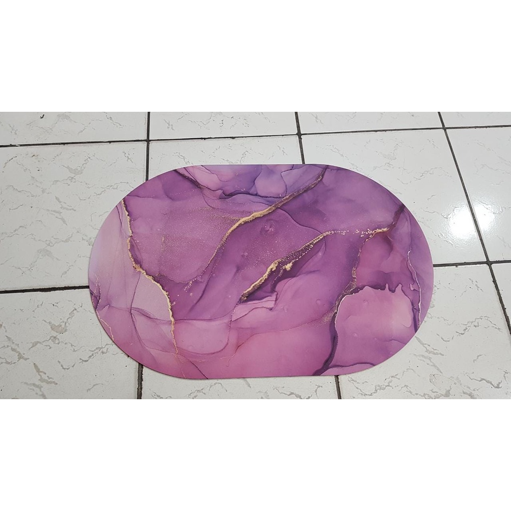 Jual Kesed Keset Alas Lap Kaki Lantai Batu Karet Diatomite Kamar Mandi Rumah Serap Air Anti Bau SLip Cepat Kering Murah di Makassar