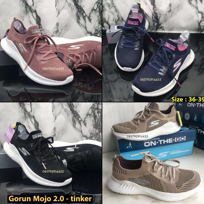 Kualitas Terbaik Skechers / Sepatu Skechers / Skechers Go Run Mojo / Skechers Tinker - Hitam, 36
