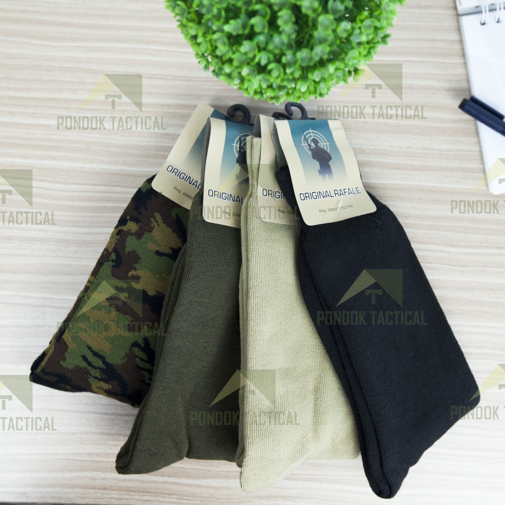 Kaus Kaki PDL / PDH Original Rafale Tebal / Kaos Kaki Tactical Pol PP TNI POLRI Pria Wanita