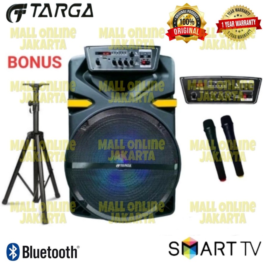 Speaker aktif targa 15 inch tb15 aktiv wireless tb 15 portable