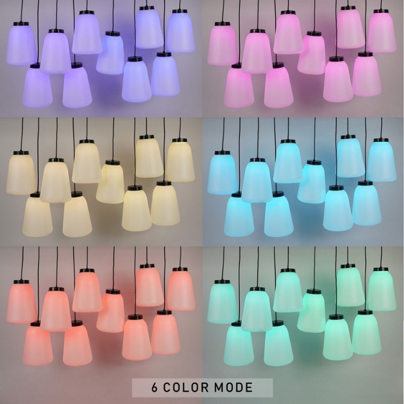 Lampu Hias Gantung Minimalis Warna Warni Colourfull Lampion Led Lamp