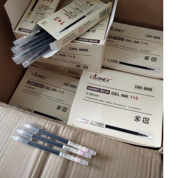 

Dijual Murah ZCC [1Pack] Pulpen Gel Carinex Mujio CNX-8808 Hitam 0,38mm - Pulpen gel hitam murah carinex 35 Grosir