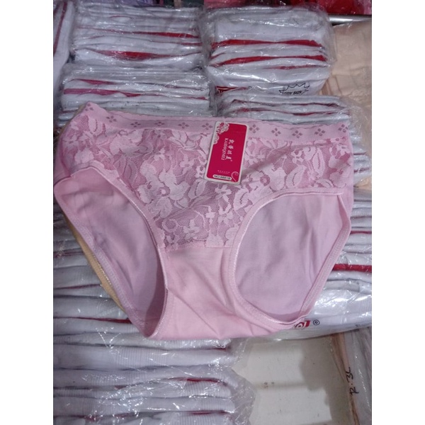 6 pcs CD Transparan Motif Brukat