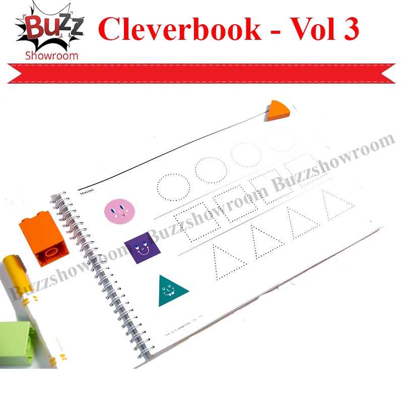 Buku Edukasi Anak Bayi Cleverbook Vol 3 36-48 bulan Cleverkins Inggris