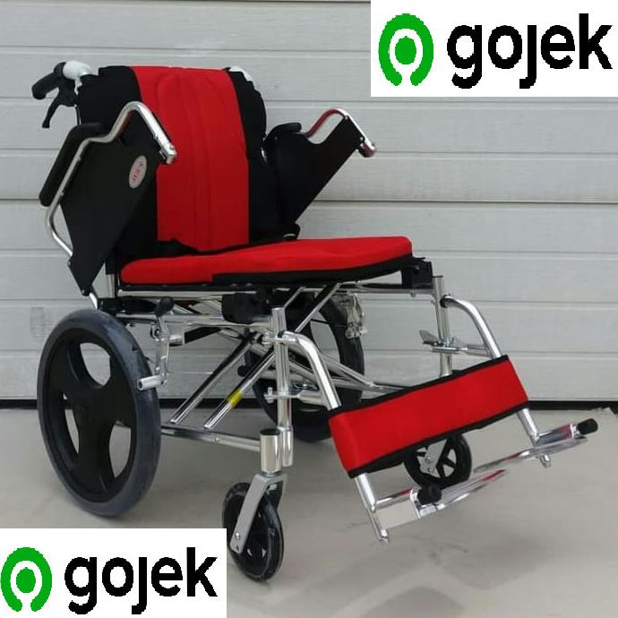 Kursi Roda Travel Avico 973 with Spinal Support / Kursi Roda Amor
