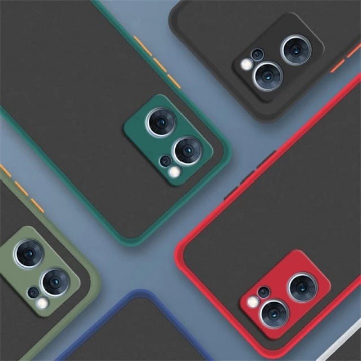 Soft Case Oppo Reno 7 4G Reno 7 5G Reno 7 Z 5G My Choice Aero Color Button Matte Frame Camera