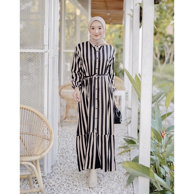 MIRLA MAXI DRESS / HOMEY DRESS RAYON / GAMIS RAYON BUSUI TERBARU