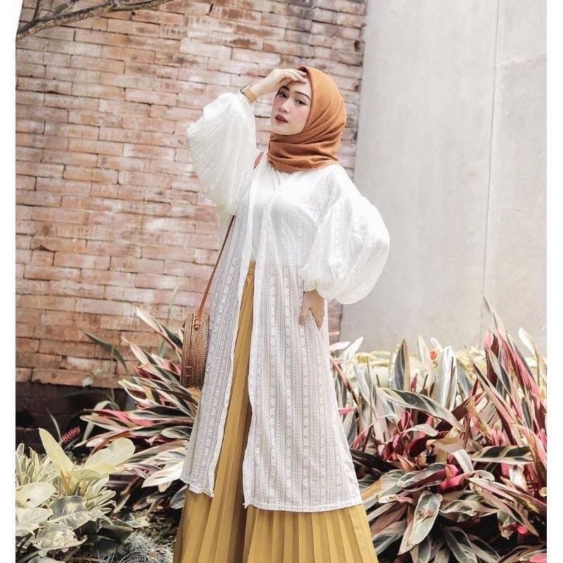 (RPA) CARDI BEYZA BROKAT LONG CARDIGAN PREMIUM