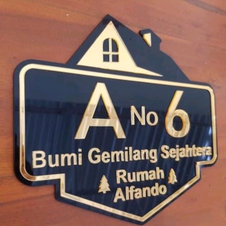 PAPAN NOMOR RUMAH AKRILIK | NOMER RUMAH AKRILIK | NO RUMAH AKRILIK | ALAMAT RUMAH