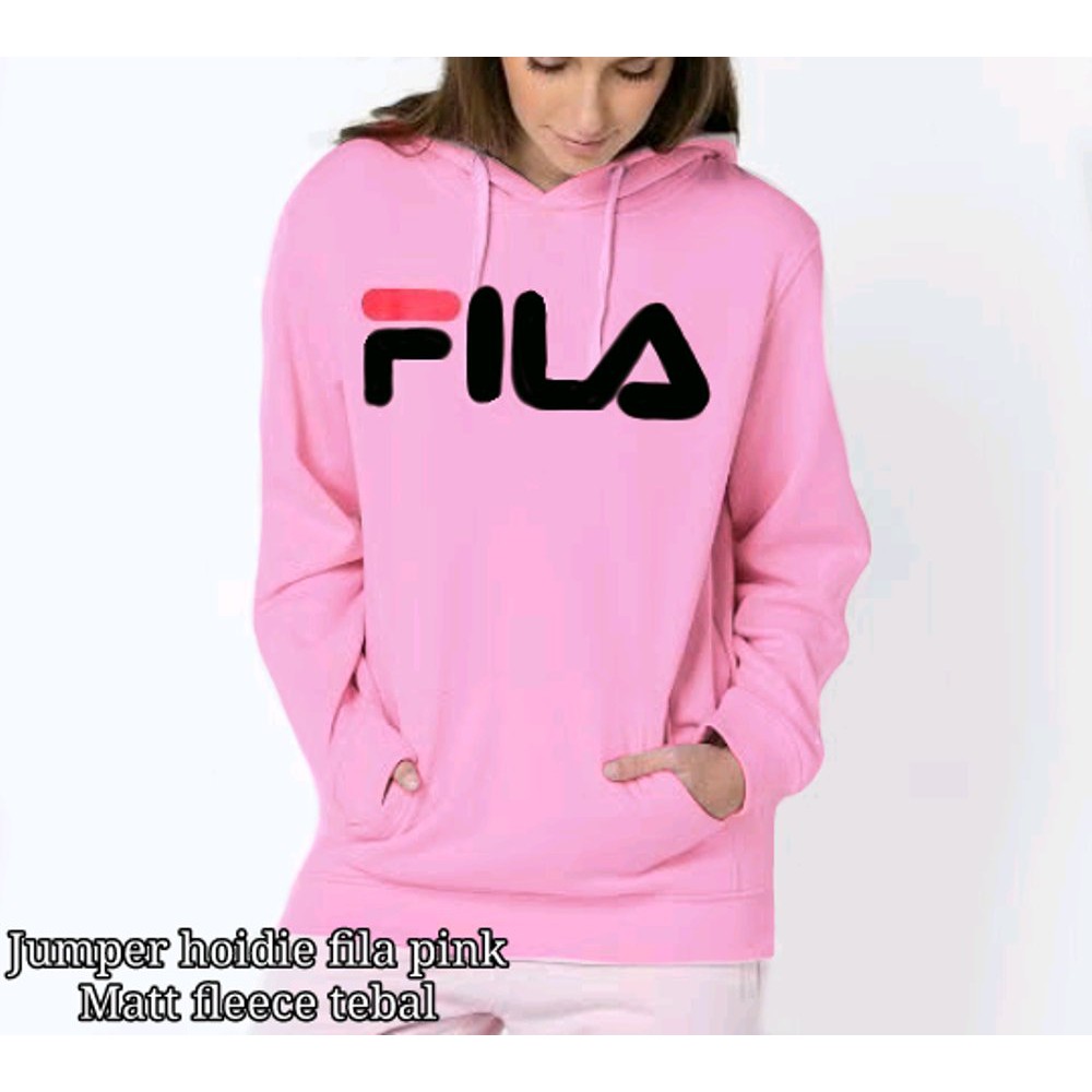 pink fila sweater