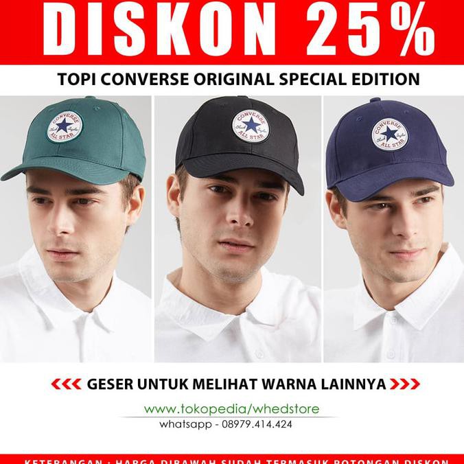 TOPI CONVERSE ORIGINAL - Hijau
