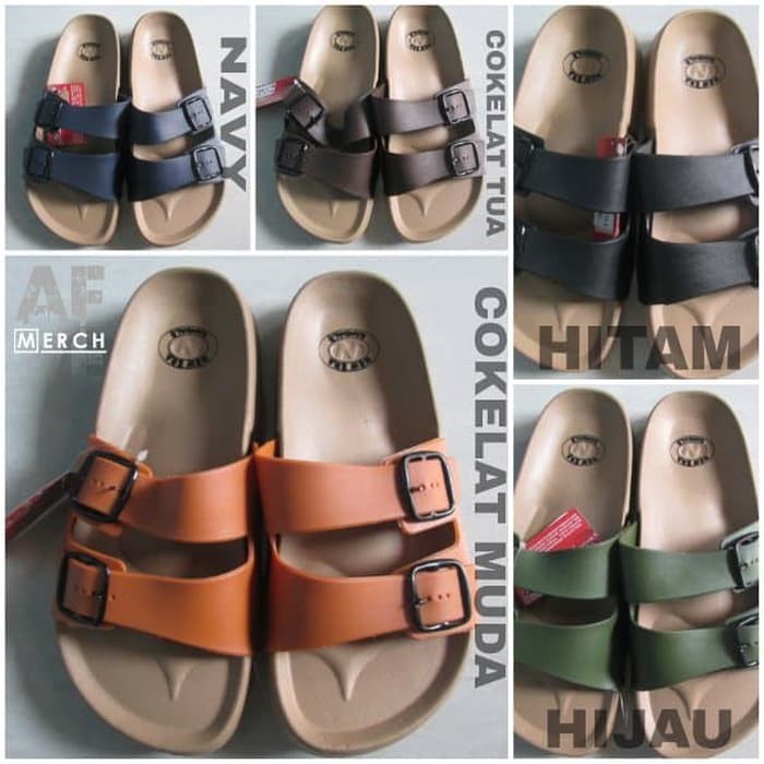 Sandal dy1358 Slop Gesper Pria Sendal Kokop Karet New Era Profound