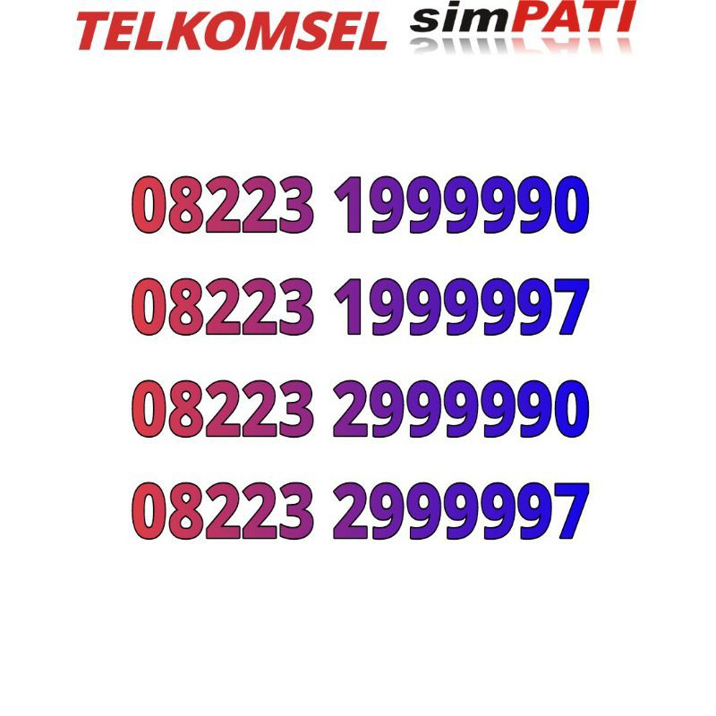 nomor cantik telkomsel loop panca 99999 termurah