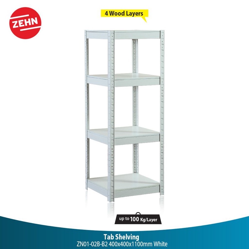 Rak dinding / Rak Shelving Putih
