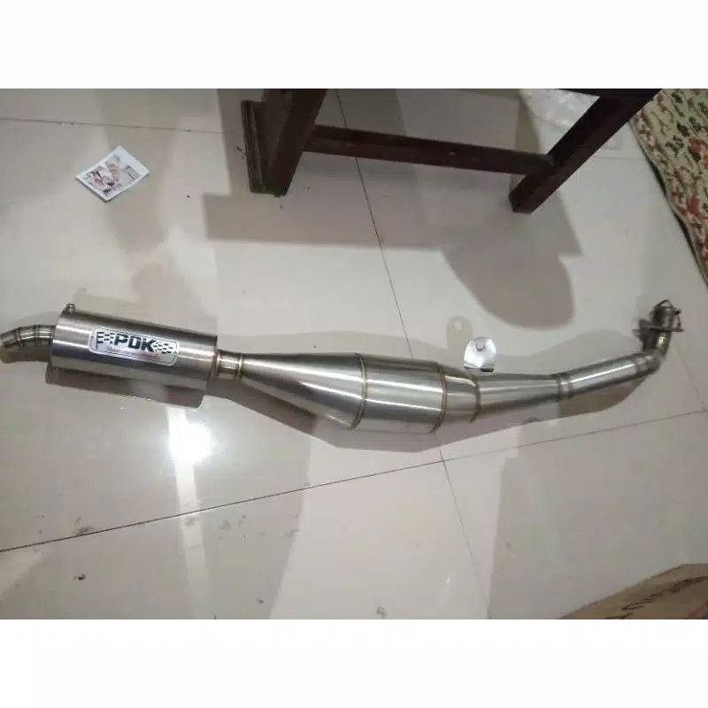 knalpot fiz r alfa stndar racing terlaris termurah bahan stnlis.suara garing sprti ninja 2tak