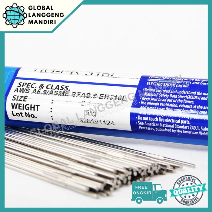 Kawat Las Argon Cproweld Tig Er316L 2.4Mm (1Kg) / Er 316L Filler Argon